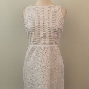 New (no tags) white dress from LOFT